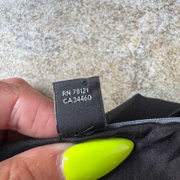 Eileen Fisher Black Silk Tiered‎ Midi Dress M Sleeveless Flowy Scoop Neck - Picture 4 of 5